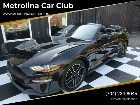 2020 Ford Mustang for sale at Metrolina Car Club in Stallings NC