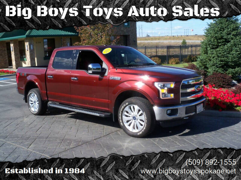 2015 Ford F-150 for sale at Big Boys Toys Auto Sales in Spokane Valley WA