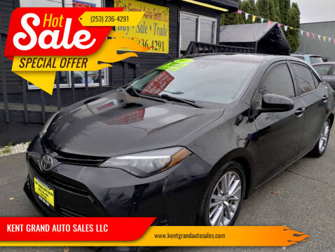2017 Toyota Corolla for sale at KENT GRAND AUTO SALES LLC in Kent WA