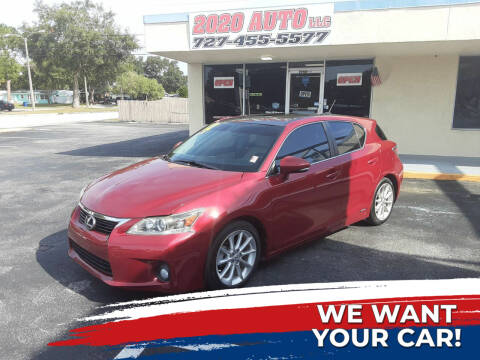 2012 Lexus CT 200h for sale at 2020 AUTO LLC in Clearwater FL
