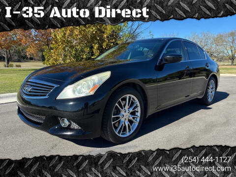 2012 Infiniti G37 Sedan for sale at I-35 Auto Direct in Temple TX