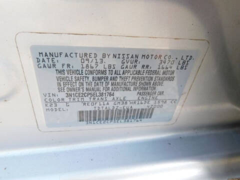 2014 Nissan Versa Note S Plus