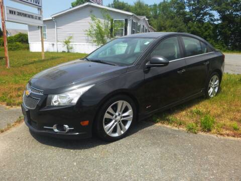 2012 Chevrolet Cruze for sale at Cove Point Auto Sales in Joppa MD