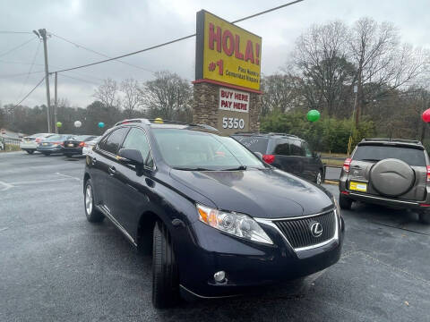 2010 Lexus RX 350 for sale at NO FULL COVERAGE AUTO SALES LLC in Austell GA