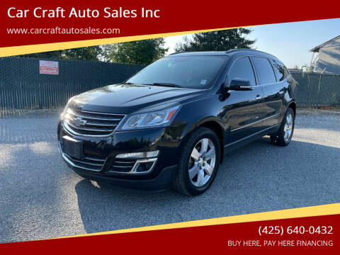 2014 Chevrolet Traverse for sale at Car Craft Auto Sales Inc in Lynnwood WA
