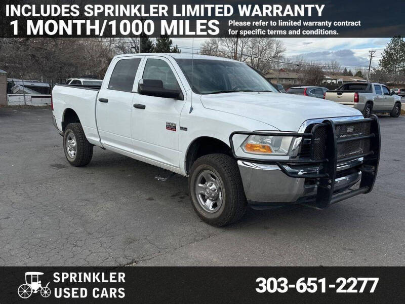 2011 RAM 2500 for sale at Sprinkler Used Cars in Longmont CO