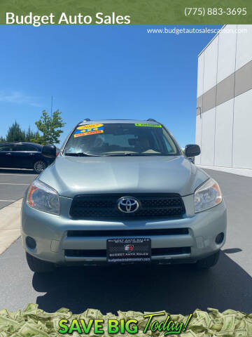 2007 Toyota RAV4 for sale at Budget Auto Sales in Carson City NV