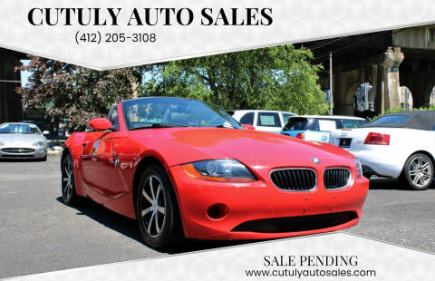 2004 BMW Z4 for sale at Cutuly Auto Sales in Pittsburgh PA