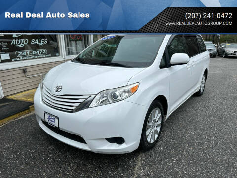 2015 Toyota Sienna for sale at Real Deal Auto Sales in Auburn ME