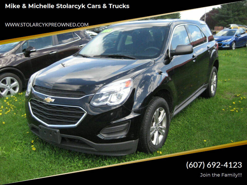 2016 Chevrolet Equinox for sale at Mike and Michelle Stolarcyk Cars and Trucks in Whitney Point NY