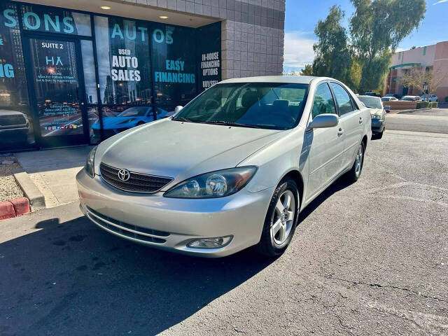 2003 Toyota Camry for sale at HUDSONS AUTOS in Gilbert, AZ