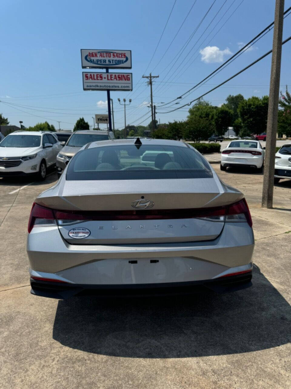 2021 Hyundai ELANTRA for sale at A & K Auto Sales and Leasing in Mauldin, SC