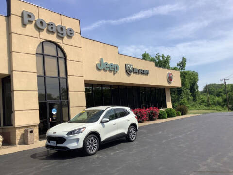 2020 Ford Escape for sale at Poage Chrysler Dodge Jeep Ram in Hannibal MO