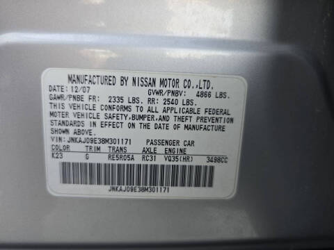 2008 Infiniti EX35 Journey