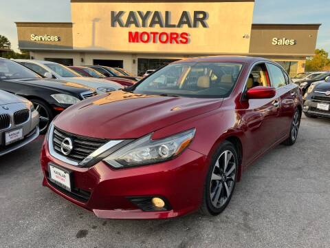 2016 Nissan Altima for sale at KAYALAR MOTORS in Houston TX