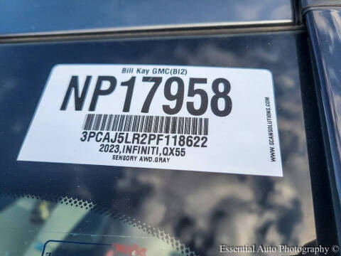 2023 Infiniti QX55 Sensory