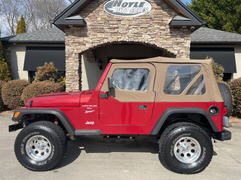 2000 Jeep Wrangler for sale at Hoyle Auto Sales in Taylorsville NC