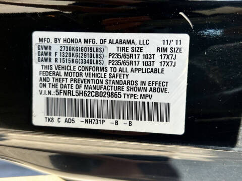 2012 Honda Odyssey EX-L