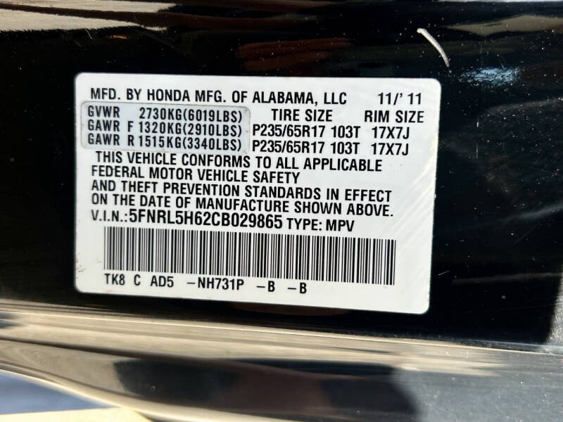2012 Honda Odyssey EX-L