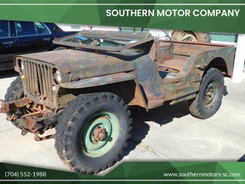 1943 Willys MB for sale at Southern Motor Company in Lancaster SC