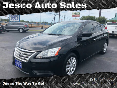 2013 Nissan Sentra for sale at Jesco Auto Sales in San Antonio TX