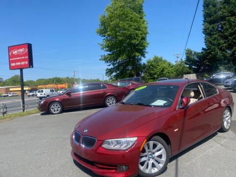 2013 BMW 3 Series for sale at Metro Motors NC in Indian Trail NC