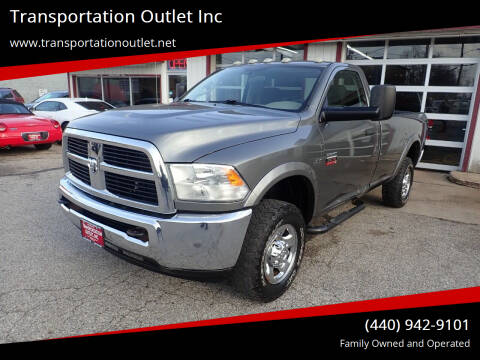 2012 RAM 2500 for sale at Transportation Outlet Inc in Eastlake OH