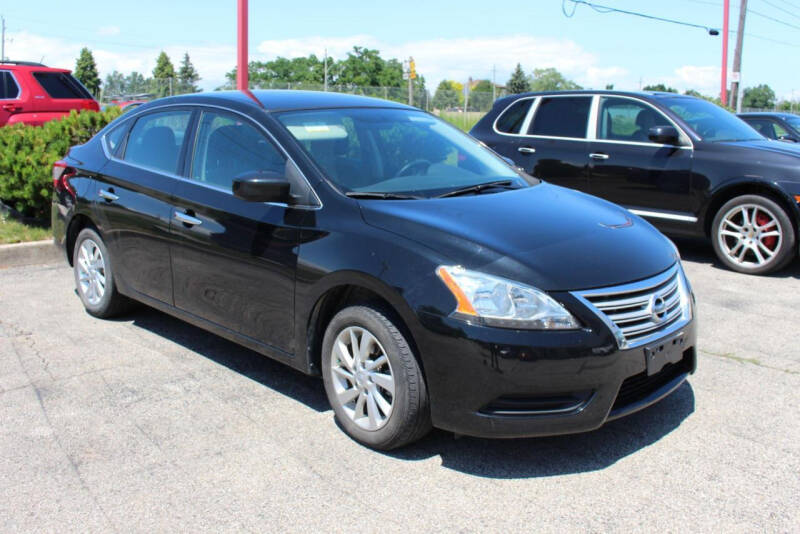 2015 Nissan Sentra for sale at Peninsula Motor Vehicle Group in Oakville NY