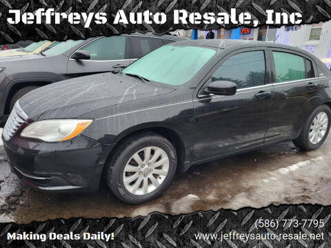 2012 Chrysler 200 for sale at Jeffreys Auto Resale, Inc in Clinton Township MI