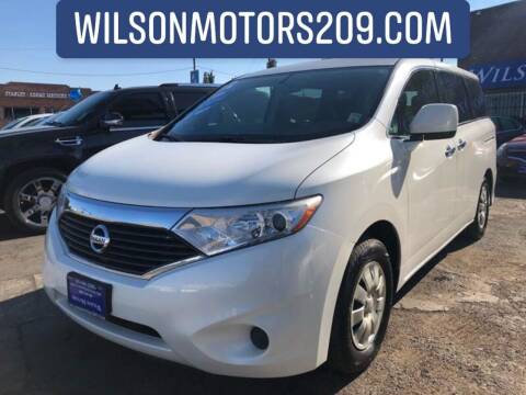2012 Nissan Quest for sale at WILSON MOTORS in Stockton CA