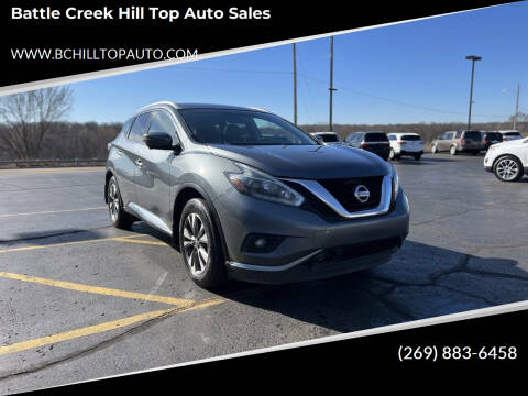 2018 Nissan Murano for sale at Battle Creek Hill Top Auto Sales in Battle Creek MI