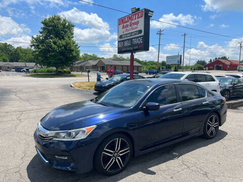 2017 Honda Accord for sale at Unlimited Auto Group in West Chester OH