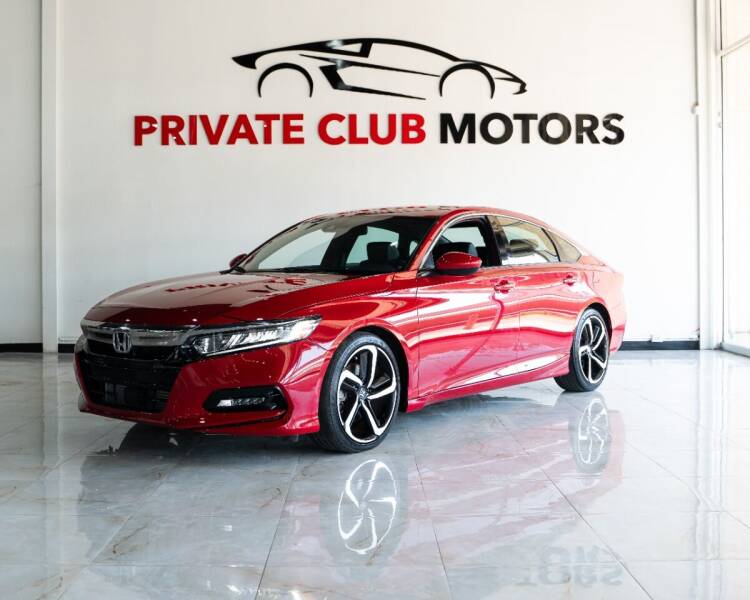 2019 Honda Accord for sale at Private Club Motors in Houston TX