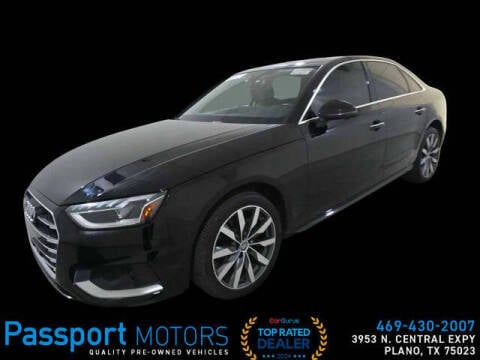 2020 Audi A4 for sale at Passport Motors Auto Leasing in Plano TX