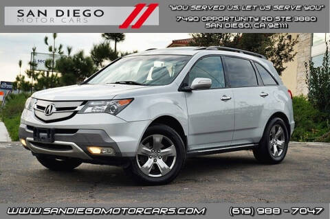 2008 Acura MDX for sale at San Diego Motor Cars LLC in Spring Valley CA