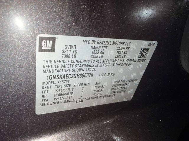 2016 Chevrolet Tahoe LS