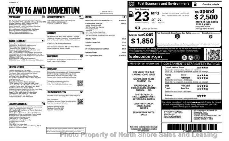 2018 Volvo XC90 T6 Momentum