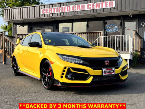 2021 Honda Civic for sale at CERTIFIED CAR CENTER in Fairfax VA