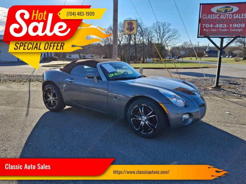 2007 Pontiac Solstice for sale at Classic Auto Sales in Maiden NC