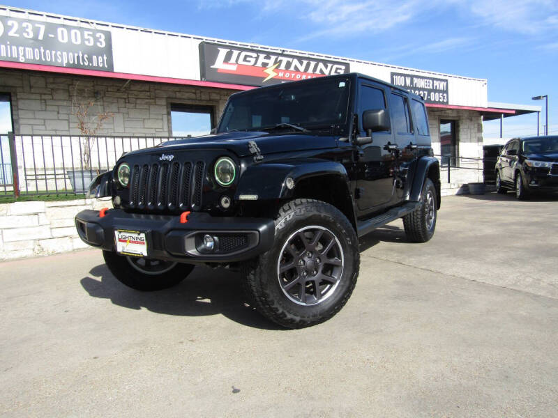 2014 Jeep Wrangler Unlimited for sale at Lightning Motorsports in Grand Prairie TX