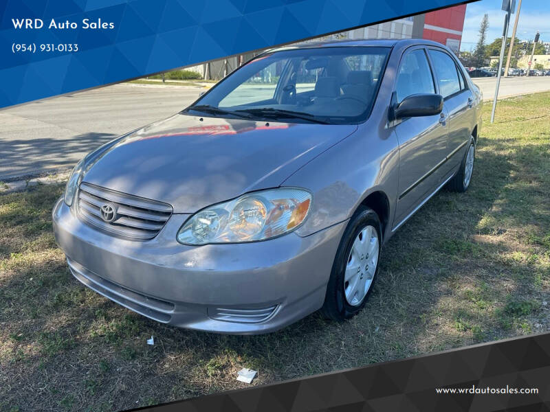 2003 Toyota Corolla for sale at WRD Auto Sales in Hollywood FL