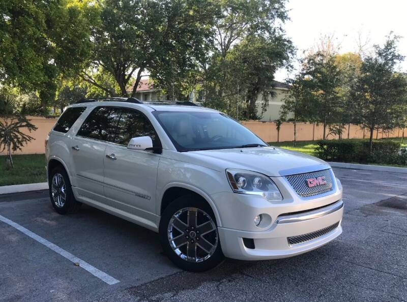 2012 GMC Acadia for sale at Quality Luxury Cars in North Miami FL