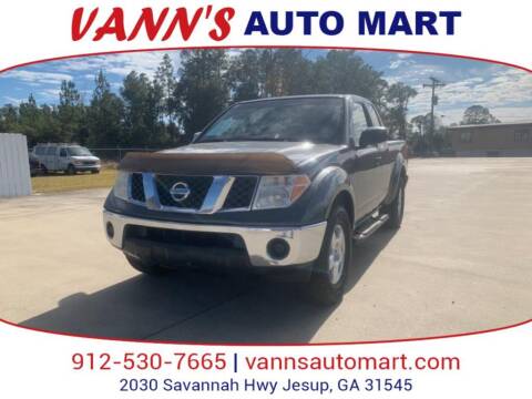 2006 Nissan Frontier for sale at VANN'S AUTO MART in Jesup GA