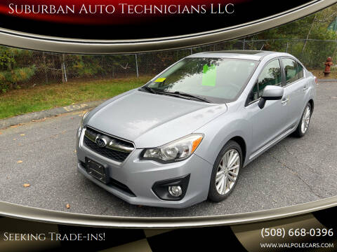 2014 Subaru Impreza for sale at Suburban Auto Technicians LLC in Walpole MA