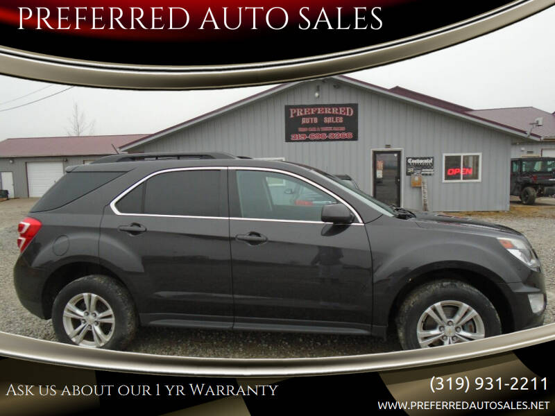 2016 Chevrolet Equinox for sale at PREFERRED AUTO SALES in Lockridge IA