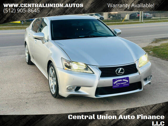 2015 Lexus GS 350 for sale at Central Union Auto Finance LLC in Austin, TX