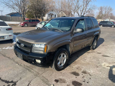 2002 Chevrolet TrailBlazer for sale at New Stop Automotive Sales in Sioux Falls SD