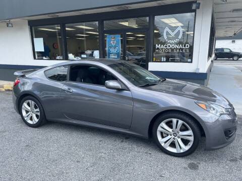 2012 Hyundai Genesis Coupe for sale at MacDonald Motor Sales in High Point NC