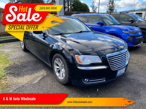 2012 Chrysler 300 for sale at A & M Auto Wholesale in Tillamook OR
