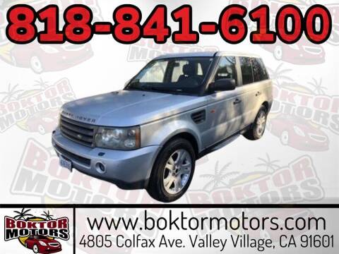 2006 Land Rover Range Rover Sport for sale at Boktor Motors in North Hollywood CA